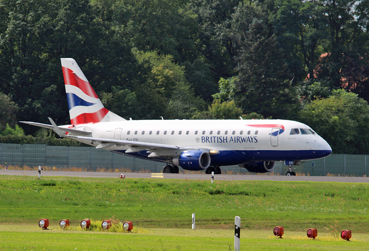 British Airways-CityFlyer, ERJ-170-100STD, G-LCYI, TXL, 12.09.2017