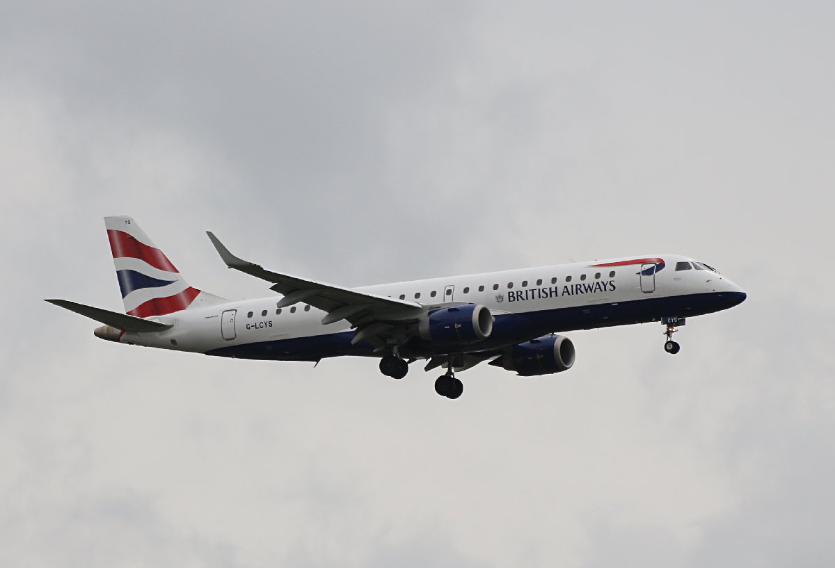 British Airways, ERJ-190-100 SR, G-LCYS, BER, 09.06.2026