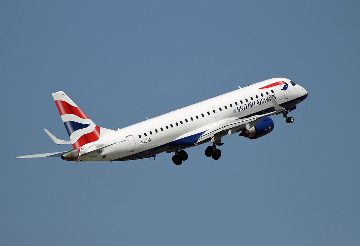 British Airways, ERJ-190-100SR, G-LCAD, BER, 09.06.2023
