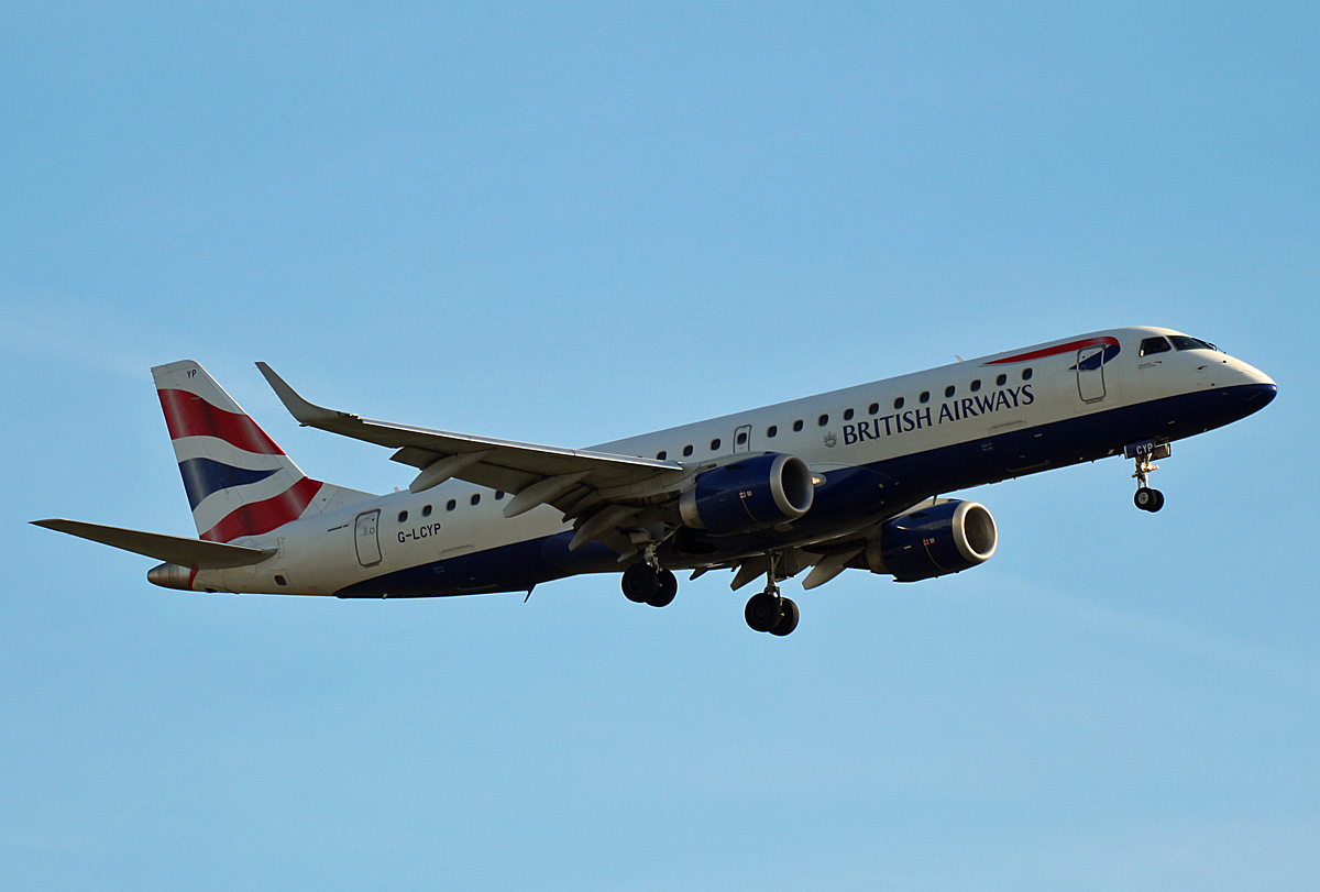 British Airways, ERJ-190-100SR, G-LCYP, BER, 10.02.2024