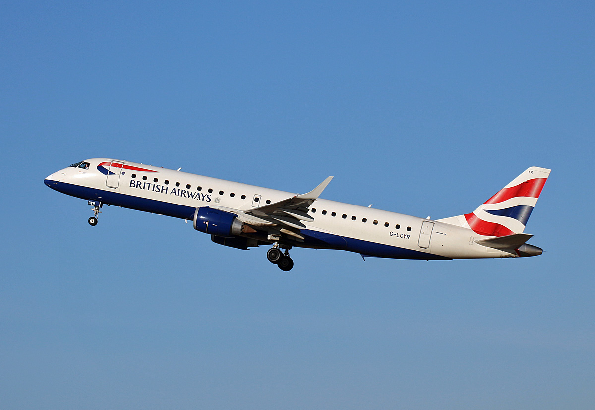 British Airways, ERJ-190-100SR, G-LCYR, BER, 28.01.2024