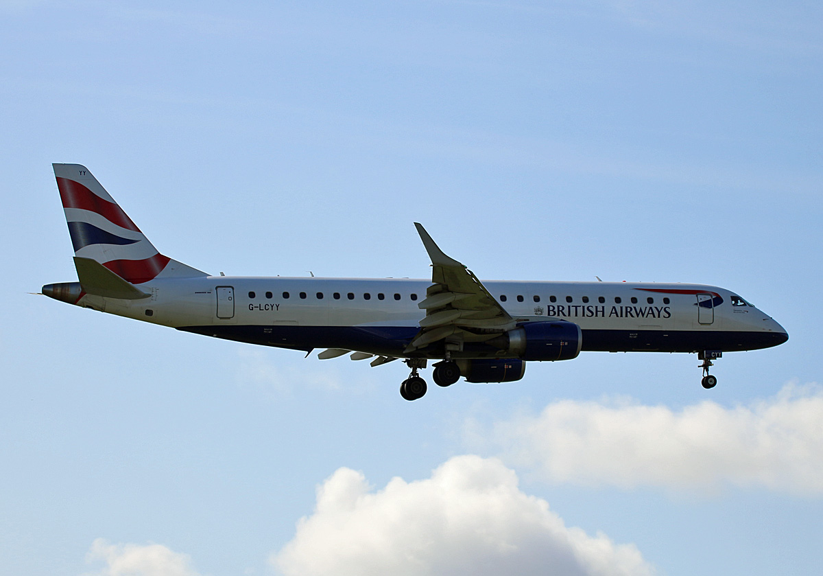 British Airways, ERJ-190-100SR, G-LCYY, TXL, 19.09.2019