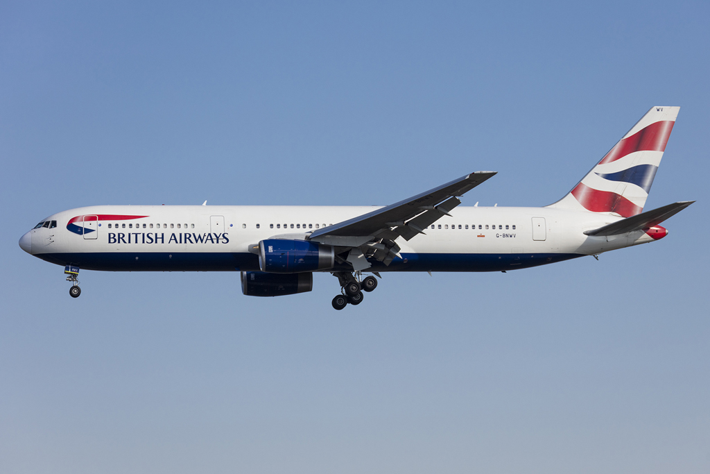 British Airways, G-BNWV, Boeing, B767-336ER, 30.08.2015, FRA, Frankfurt, Germany 



