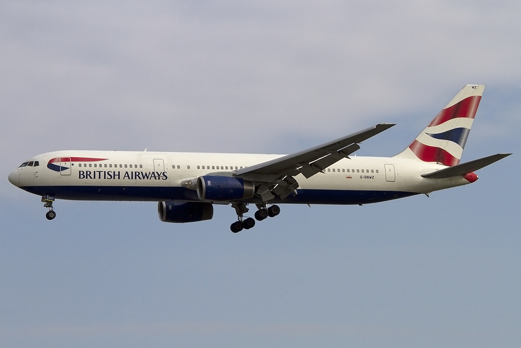 British Airways, G-BNWZ, Boeing, B767-336ER, 02.05.2015, FRA, Frankfurt, Germany 



