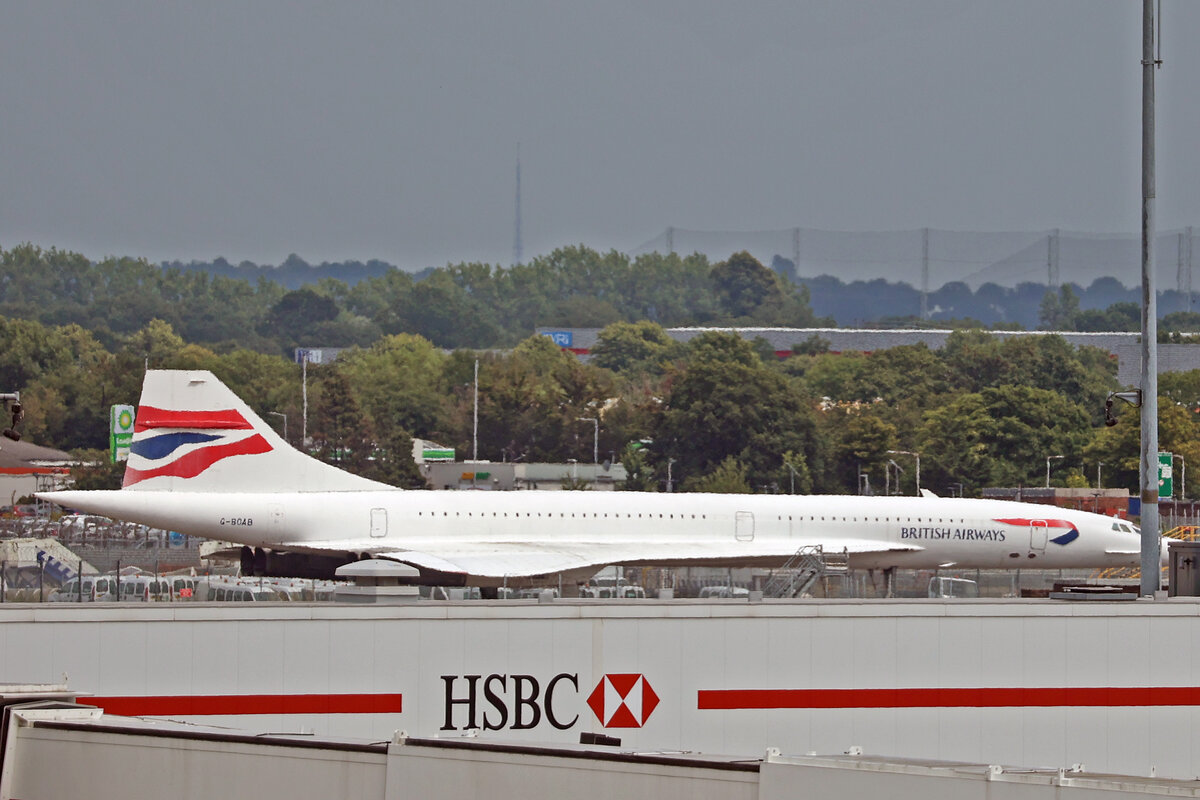 British Airways, G-BOAB, Concorde, msn: 208, 08.Juli 2023 LHR London Heathrow, United Kingdom.