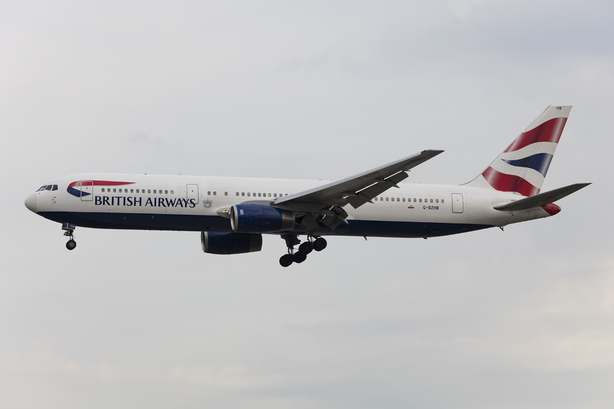 British Airways, G-BZHB, Boeing, 767-336ER, 01.04.2017, FRA, Frankfurt, Germany 


