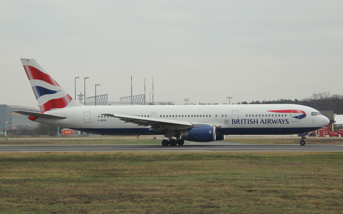 British Airways, G-BZHC, MSN 29232, Boeing 767-336(ER), 13.01.2018, FRA-EDDF, Frankfurt, Germany 