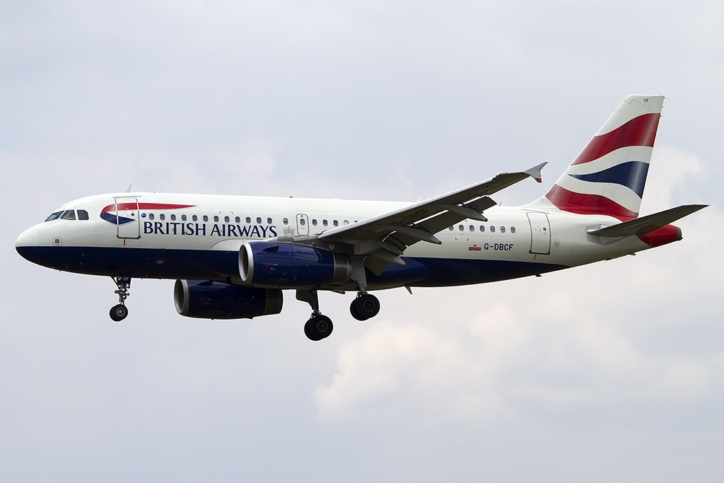 British Airways, G-DBCF, Airbus, A319-131, 02.06.2014, BCN, Barcelona, Spain 




