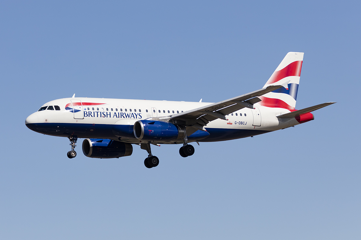 British Airways, G-DBCJ, Airbus, A319-131, 10.09.2017, BCN, Barcelona, Spain



