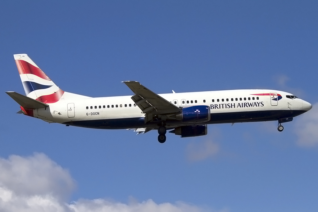 British Airways, G-DOCN, Boeing, B737-436, 02.03.2014, GVA, Geneve, Switzerland 



