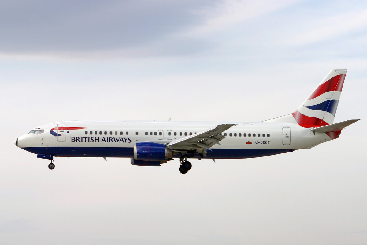 British Airways, G-DOCT, Boeing 737-436, msn: 25853/2409, 27.März 2006, ZRH Zürich, Switzerland.