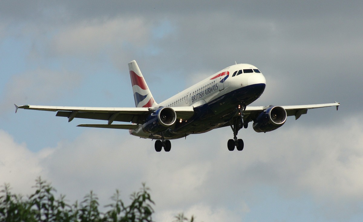 British Airways, G-EUOF,(c/n 1590), Airbus A 319-131, 10.07.2015, HAM-EDDH, Hamburg, Germany 