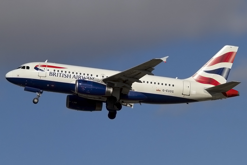 British Airways, G-EUOG, Airbus, A319-131, 23.02.2014, STR, Stuttgart, Germany



