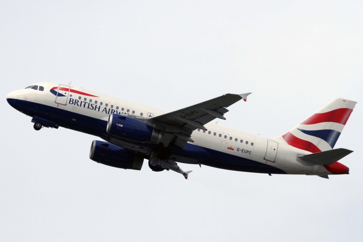 British Airways, G-EUPC, Airbus, A 319-131, 03.04.2015, DUS-EDDL, Düsseldorf, Germany