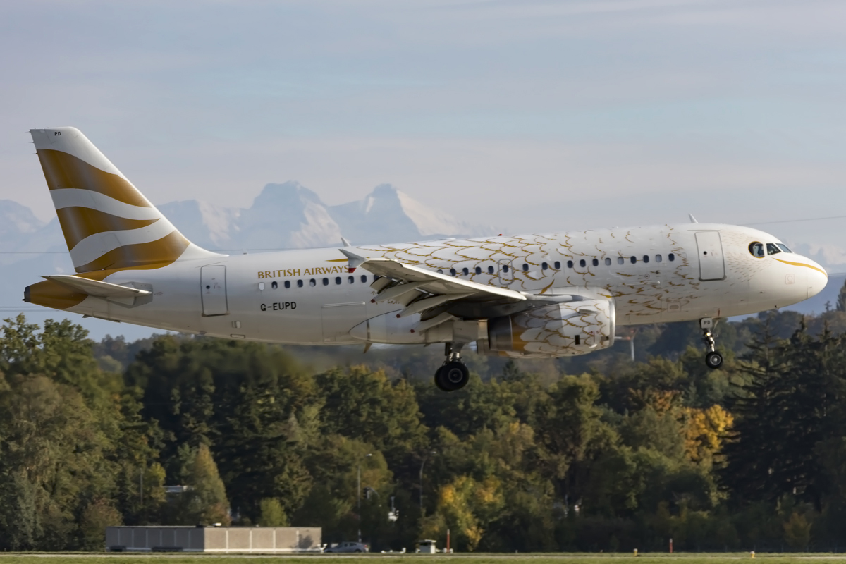 British Airways, G-EUPD, Airbus, A319-131, 17.10.2015, GVA, Geneve, Switzerland 




