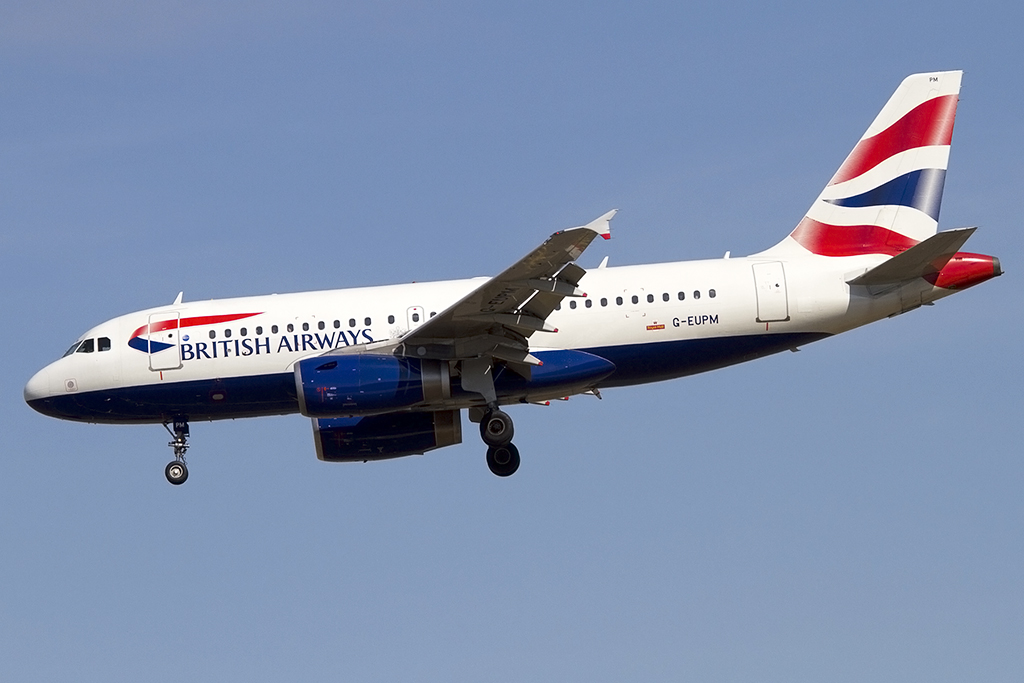 British Airways, G-EUPM, Airbus, A319-131, 16.08.2013, FRA, Frankfurt, Germany 



