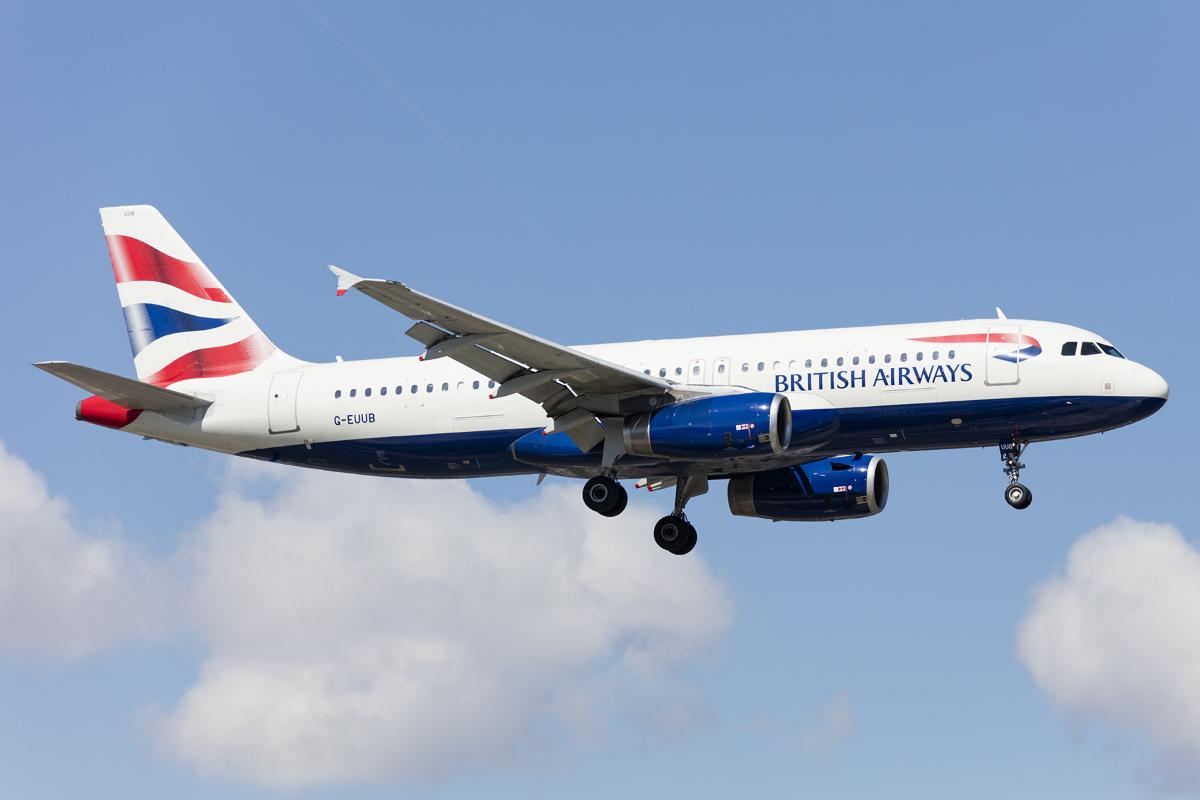 British Airways, G-EUUB, Airbus, A320-232, 17.04.2017, GVA, Geneve, Switzerland 





