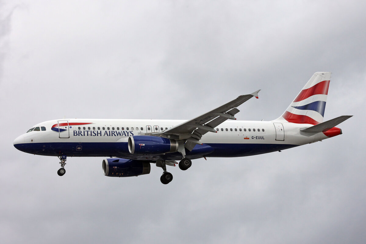 British Airways, G-EUUL, Airbus A320-232, msn: 1708, 03.Juli 2023, LHR London Heathrow, United Kingdom.