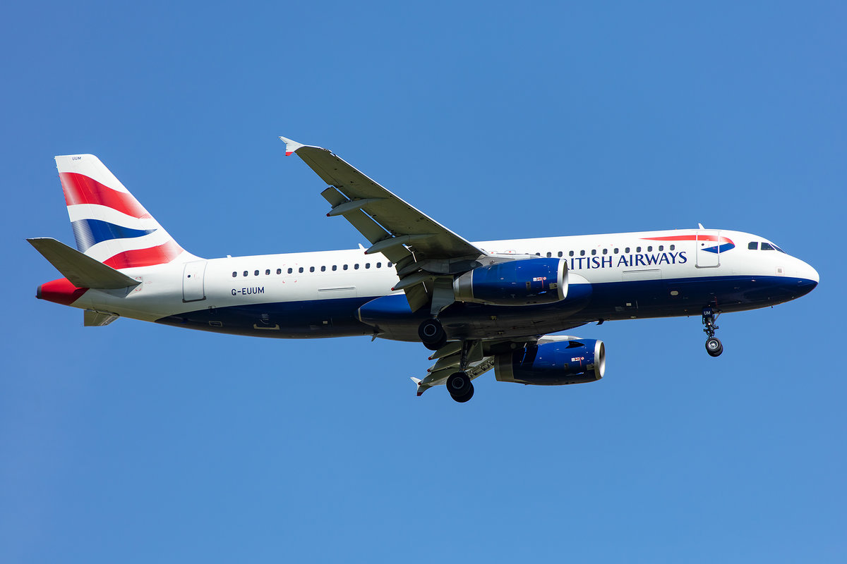 British Airways, G-EUUM, Airbus, A320-232, 13.05.2019, CDG, Paris, France


