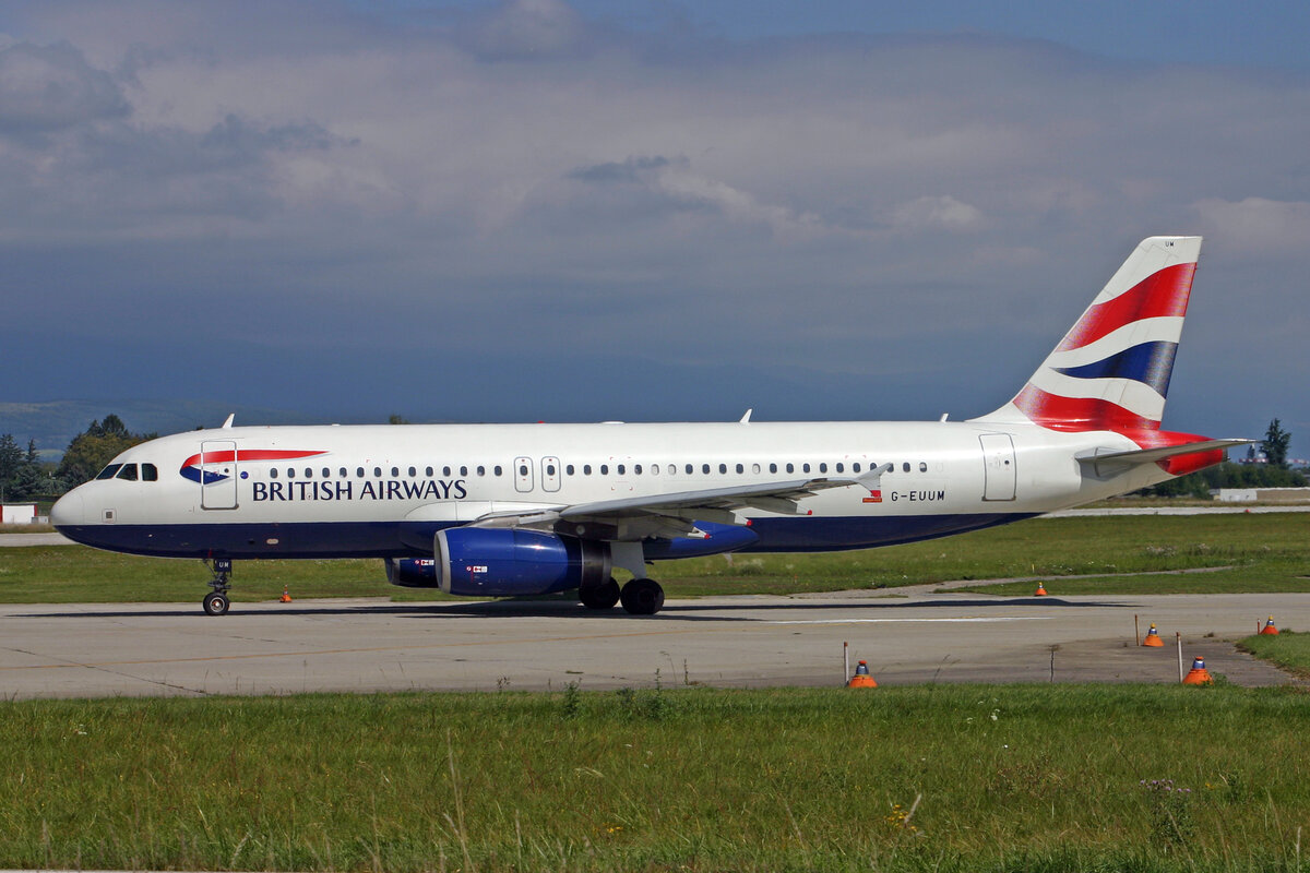 British Airways, G-EUUM, Airbus A320-232, msn: 1907, 02.September 2007, GVA Genève, Switzerland.