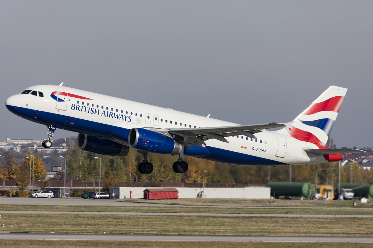 British Airways, G-EUUM, Airbus, A320-232, 24.10.2015, STR, Stuttgart, Germany 



