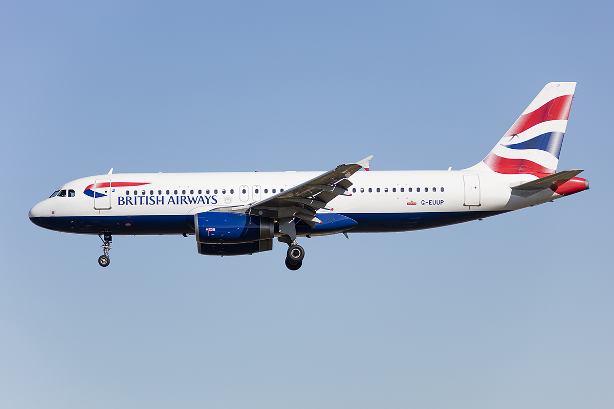 British Airways, G-EUUP, Airbus, A320-232, 13.09.2017, BCN, Barcelona, Spain 


