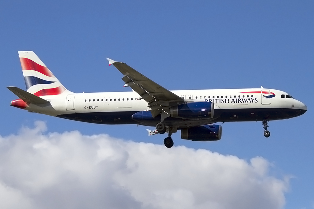 British Airways, G-EUUT, Airbus, A320-232, 02.03.2014, GVA, Geneve, Switzerland 



