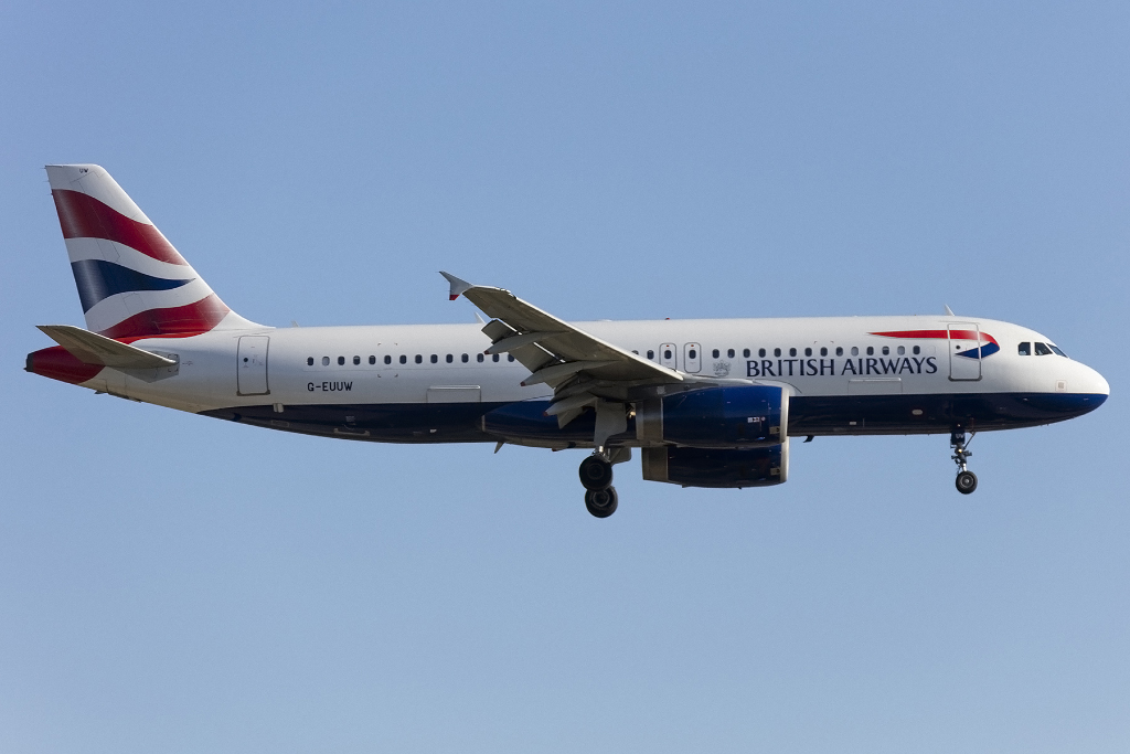 British Airways, G-EUUW, Airbus, A320-232, 20.09.2015, BCN, Barcelona, Spain 


