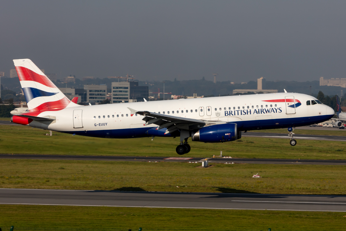 British Airways, G-EUUY, Airbus, A320-232, 21.09.2021, BRU, Brüssel, Belgium