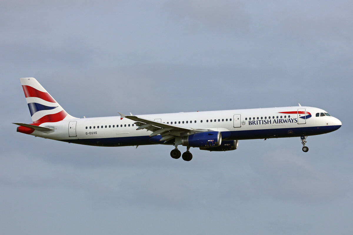 British Airways, G-EUXE, Airbus, A321-231, msn: 2323, 18.Mai 2023, AMS Amsterdam, Netherlands.