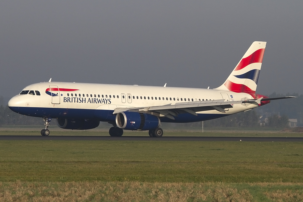 British-Airways, G-EUYD, Airbus, A320-232, 07.10.2013, AMS, Amsterdam, Netherlands




