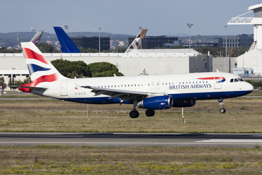 British Airways, G-EUYG, Airbus, A320-232, 29.09.2015, TLS, Toulouse, France



