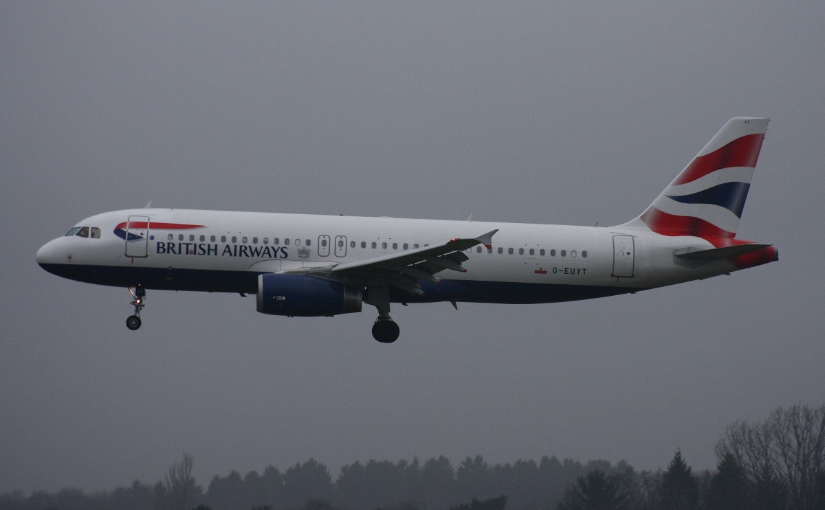 British Airways, G-EUYT, (c/n 5985),Airbus A 320-232, 01.02.2015, HAM-EDDH, Hamburg, Germany 