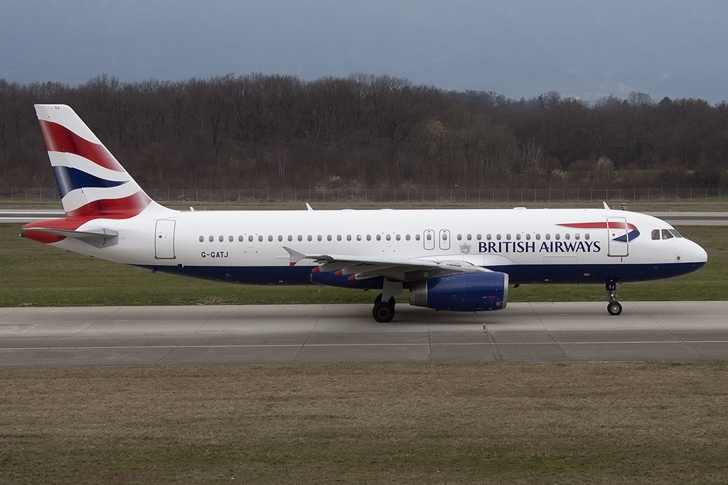 British Airways, G-GATJ, Airbus, A320-233, 28.03.2015, GVA, Geneve, Switzerland



