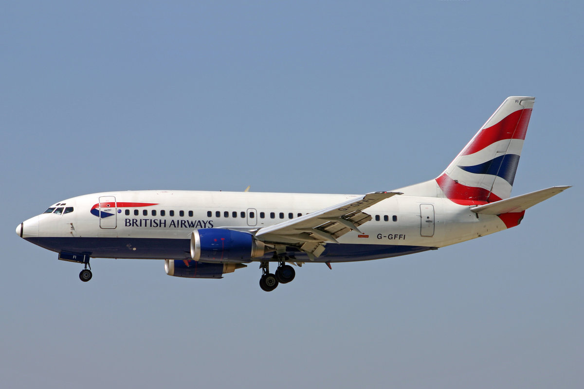 British Airways, G-GFFI, Boeing 737-528, msn: 27425/2730, 04.Mai 2006, ZRH Zürich, Switzerland.