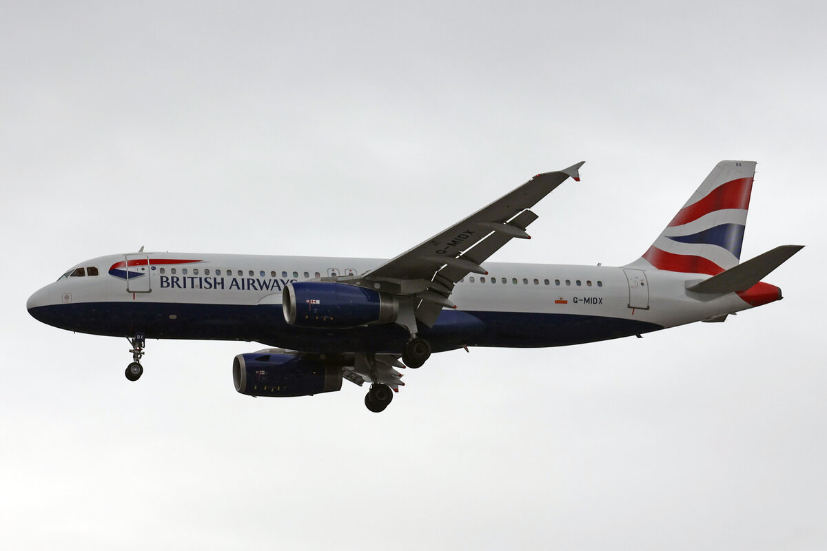 British Airways, G-MIDX, Airbus A320-232, msn: 1177, 03.Juli 2023, LHR London Heathrow, United Kingdom.