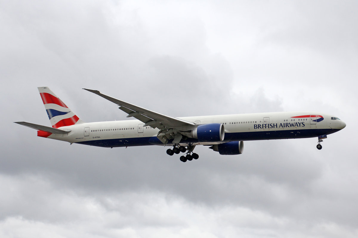 British Airways, G-STBA, Boeing 777-336ER, 01.Juli 2016, LHR London Heathrow, United Kingdom.