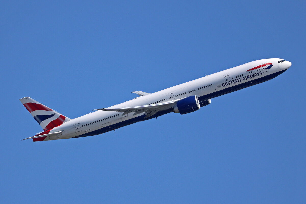 British Airways, G-STBP, Boeing B777-336ER, msn: 66633/1678, 07.Juli 2023, LHR London Heathrow, United Kingdom.