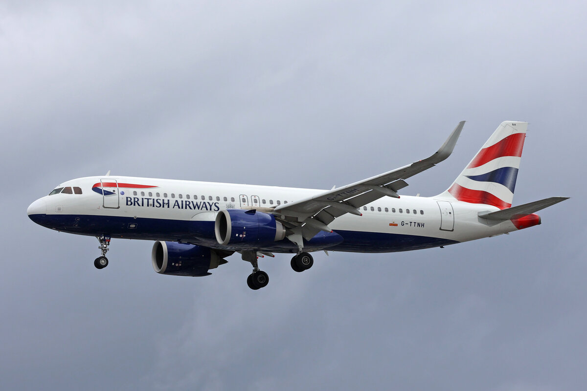 British Airways, G-TTNH, Airbus A320-251N, msn: 8489, 03.Juli 2023, LHR London Heathrow, United Kingdom.