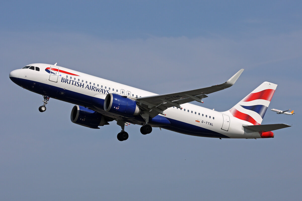 British Airways, G-TTNL, Airbus A320-251N, msn: 9585, 18.Mai 2023, AMS Amsterdam, Netherlands.