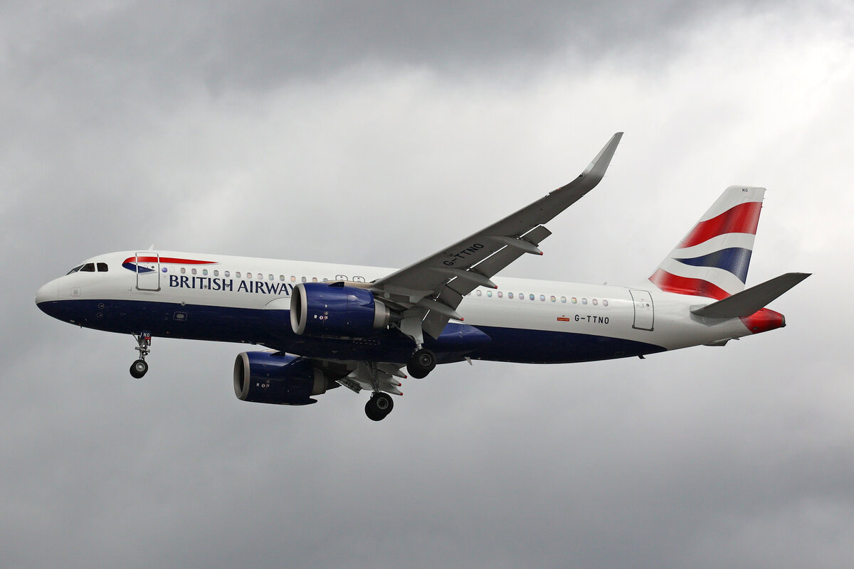 British Airways, G-TTNO, Airbus A320-251N, msn: 10388, 03.Juli 2023, LHR London Heathrow, United Kingdom.