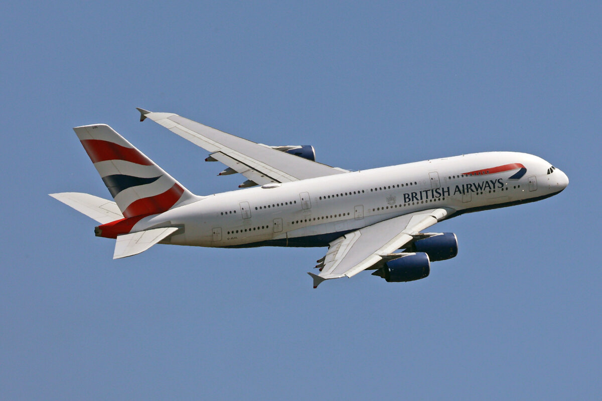 British Airways, G-XLEL, Airbus A380-841, msn: 215, 07.Juli 2023, LHR London Heathrow, United Kingdom.