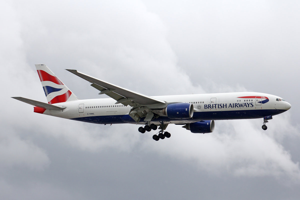 British Airways, G-YMMG, Boeing 777-236ER, 01.Juli 2016, LHR London Heathrow, United Kingdom.