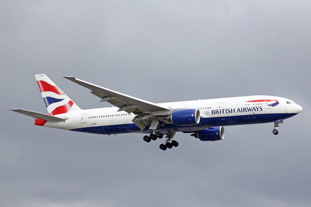British Airways, G-YMMK, Boeing 777-236ER, 01.Juli 2016, LHR London Heathrow, United Kingdom.