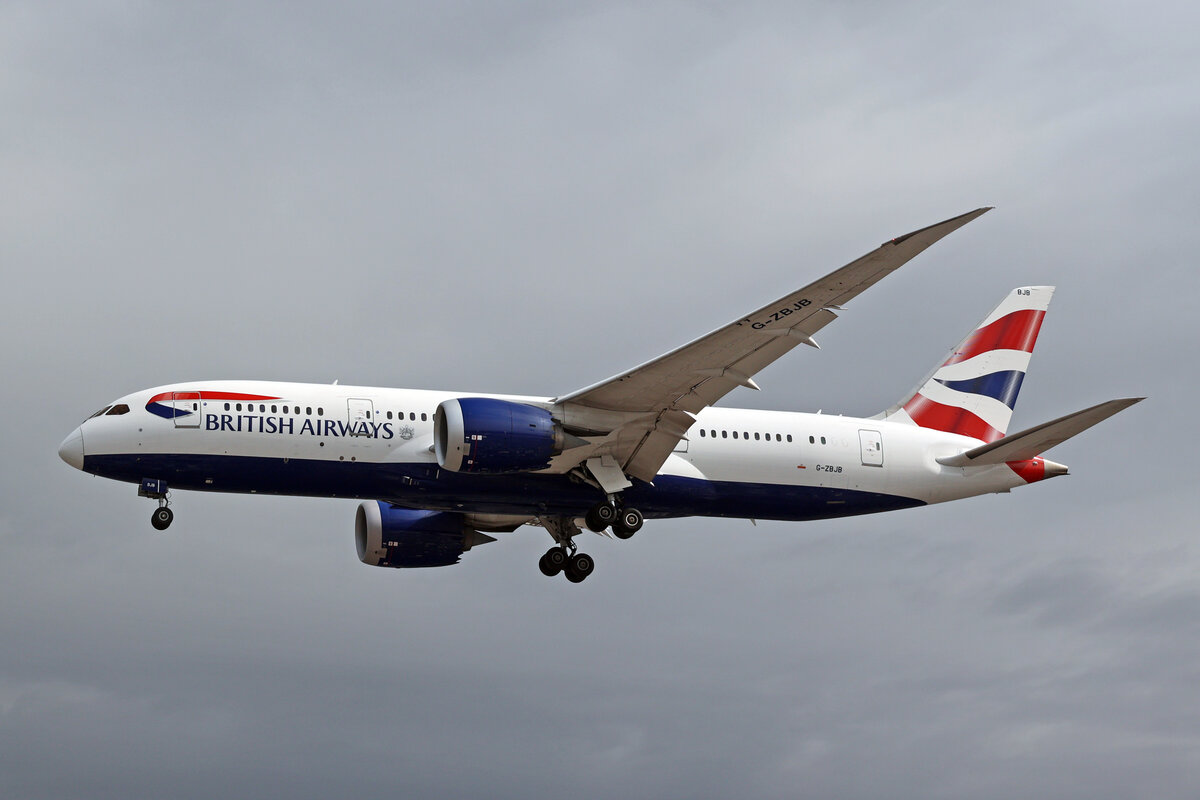 British Airways, G-ZBJB, Boeing 787-8, msn: 38610/111, 04.Juli 2023, LHR London Heathrow, United Kingdom.