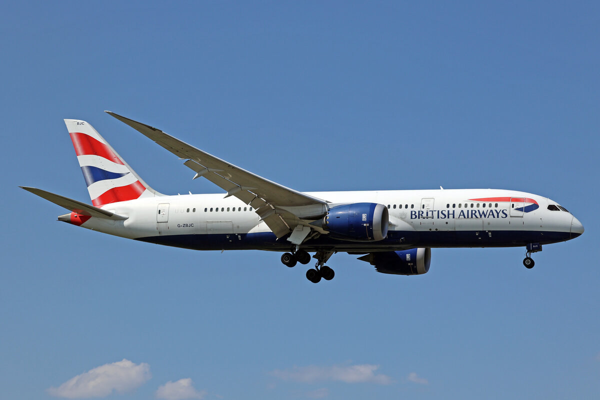 British Airways, G-ZBJC, Boeing B787-8, msn: 38611/114, 07.Juli 2023, LHR London Heathrow, United Kingdom.
