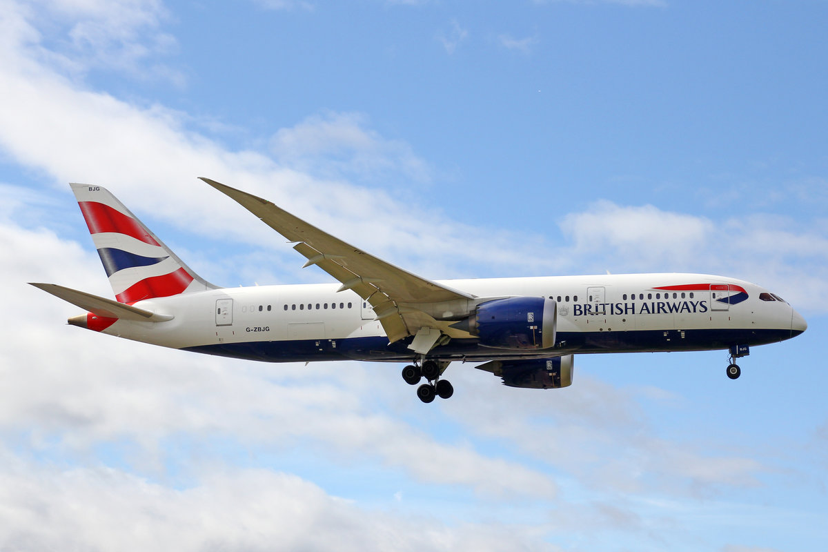 British Airways, G-ZBJG, Boeing 787-8, 01.Juli 2016, LHR London Heathrow, United Kingdom.