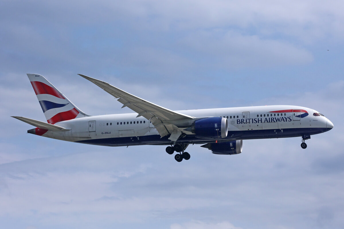 British Airways, G-ZBJJ, Boeing B787-8, msn: 60629/708,  Paul Jarvis ,  03.Juli 2023, LHR London Heathrow, United Kingdom.