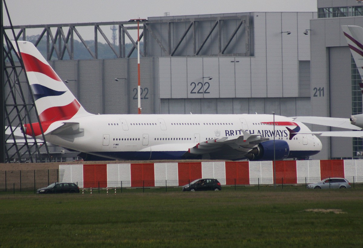 British Airways,F-WWSI,Reg.G-XLEF,(C/N 0151),Airbus A380-841,22.04.2014,XFW-EDHI,Hamburg-Finkenwerder,Germany