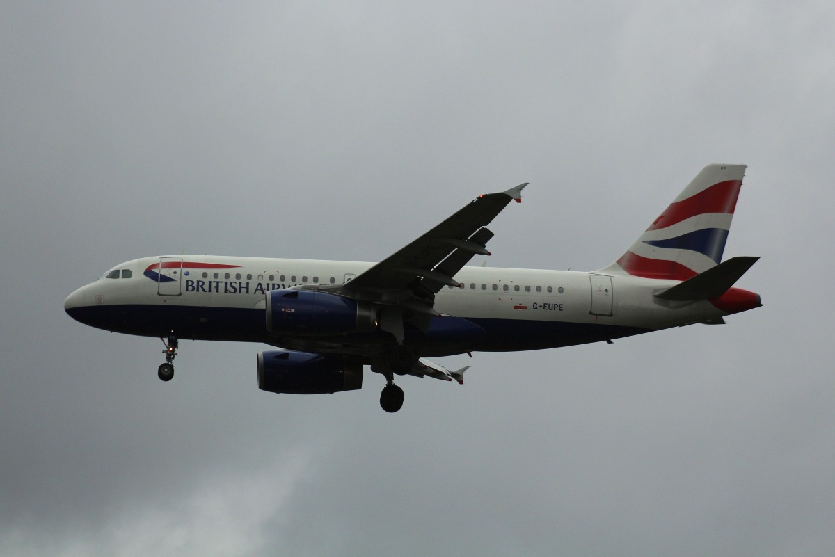 British Airways,G-EUPE,(C/N 1193),Airbus A 319-131,29.11.2015,HAM-EDDH, Hamburg, Germany 